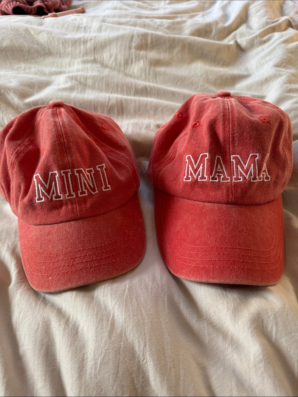 Mama & Mini matching ball caps